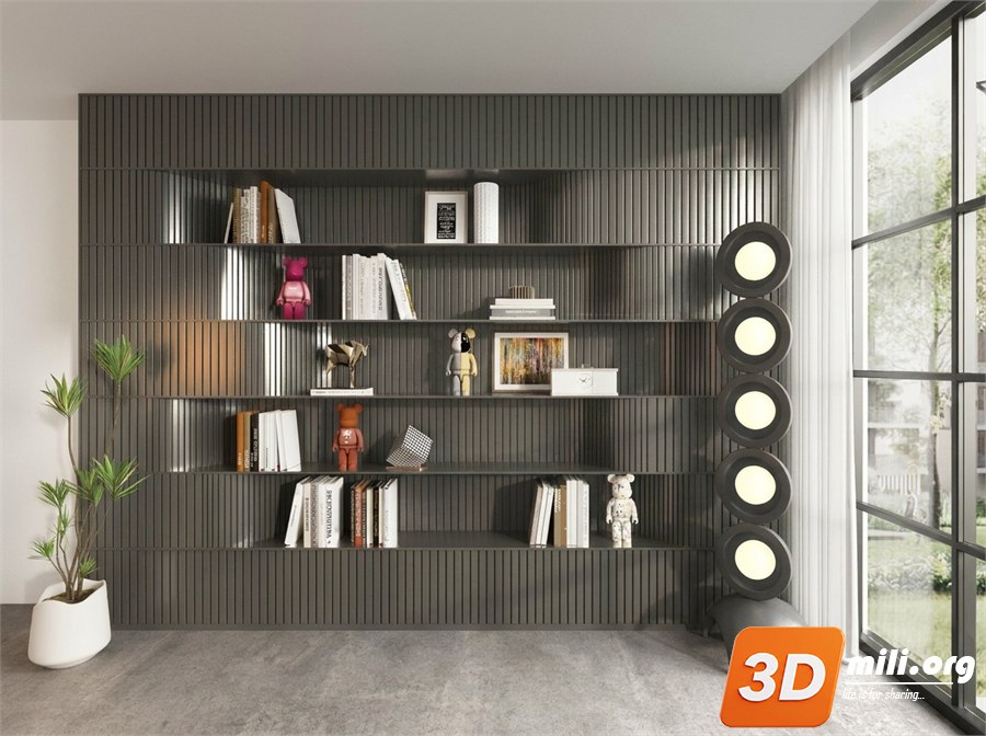 Bookcase Skp Files